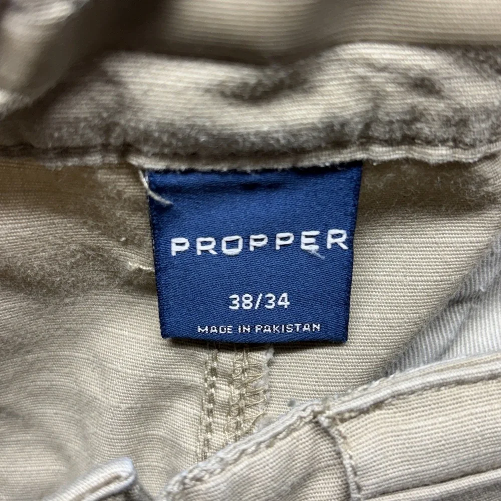 Propper Kinetic Tactical Water Resistant‎ Ripstop Khaki Pants F5294 38X34 EUC